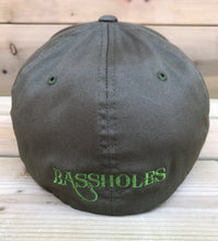 Bassholes Green Flexfit Hat