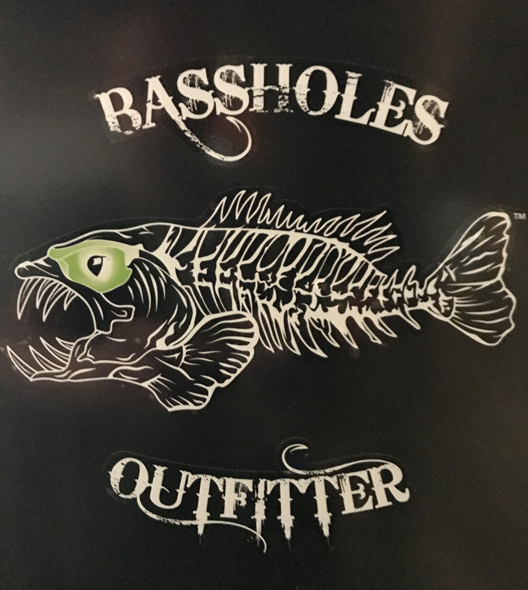 Bassholes Decal Logo